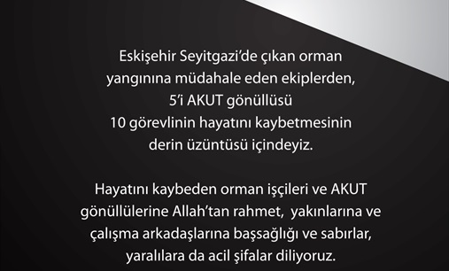 Hem ormanlarımız hem yüreklerimiz yandı